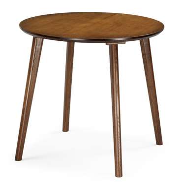 Раздвижной обеденный стол Турин 80х80 коричневого цвета