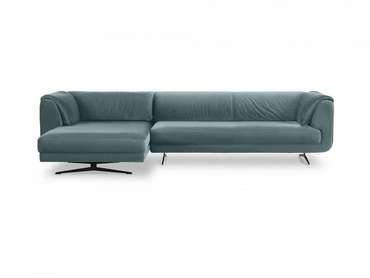 Угловой диван Marsala темно-бирюзового цвета