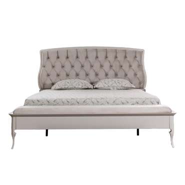 Кровать Нео Классика 160х200 белого цвета без подъемного механизма