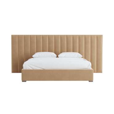 Кровать с подъемным механизмом Maxwell 160х200 бежевого цвета