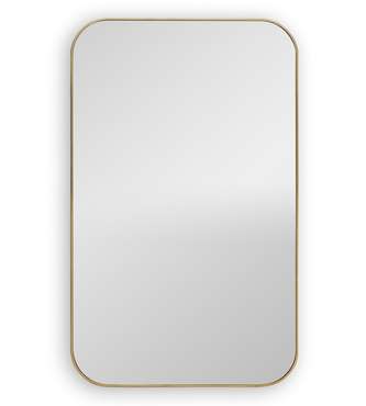 Настенное зеркало Smart М в раме золотого цвета