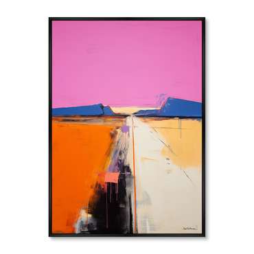 Репродукция картины Landscape collection, Lines of sunset, No 1, 2024г.