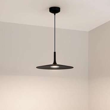 Подвесной светодиодный светильник Fiore черного цвета