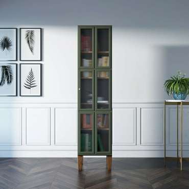 Книжный шкаф Andersen с рифлеными стеклами