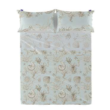Простынь верхняя Коралловый риф 260x270 из хлопка