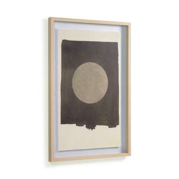 Картина Naira 60х90 с черным кругом 