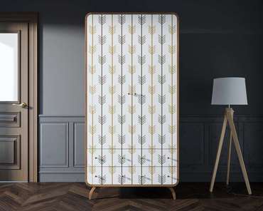 Шкаф в скандинавском стиле Ellipse Print с ящиками принт 2