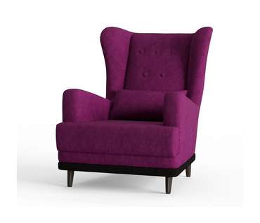 Кресло Лорд в обивке из вельвета фиолетового цвета