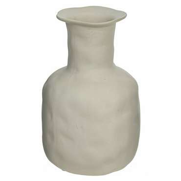 Фарфоровая ваза для искусственных цветов белого цвета