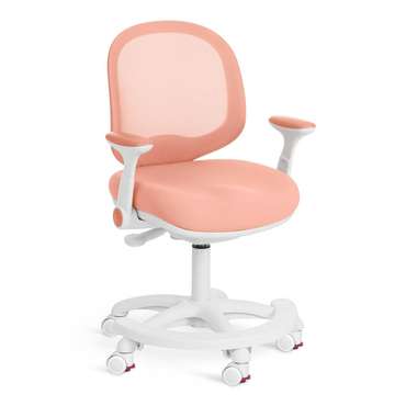 Кресло Rainbow бело-розового цвета
