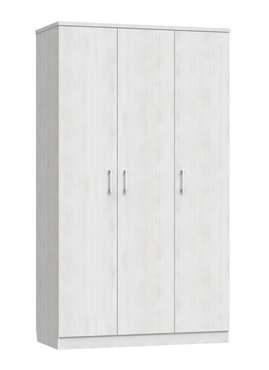 Шкаф трехдверный для одежды Виктория белого цвета