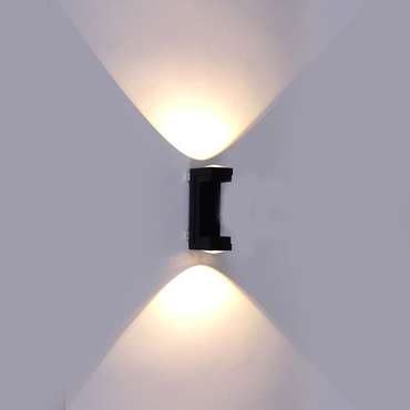 Архитектурный светильник 86811-9.2-002TL COB2*3W BK (металл, цвет черный)