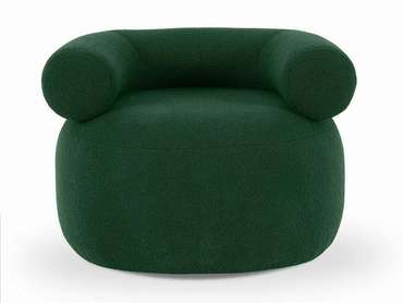 Кресло вращающееся Tirella темно-зеленого цвета