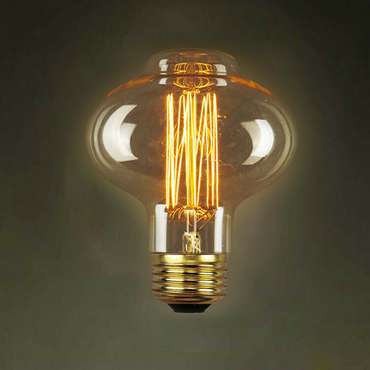 Ретро лампа накаливания E27 40W 220V 8540-SC формы груши
