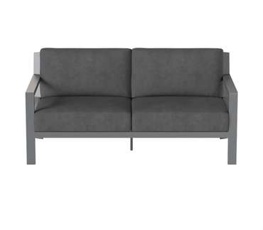 Садовый диван Тетра 2 серого цвета