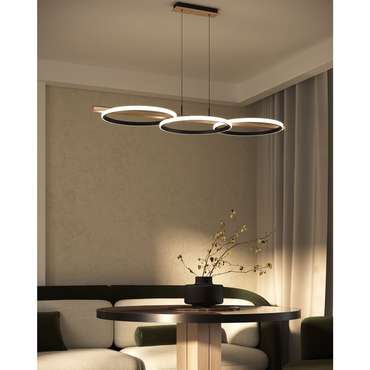 Подвесная люстра Arte Lamp FLUIDO A3913SP-24BK