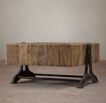 Кофейный столик Reclaimed russian pine industrial