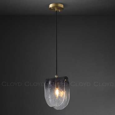 Подвесной светильник Cloyd SPANIEL P1 / выс. 21 см - латунь