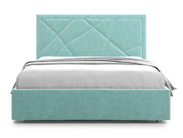Кровать Premium Milana 3 180х200 бирюзового цвета с подъемным механизмом