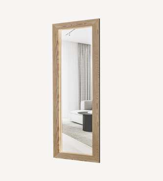 Настенное зеркало Хель 75х210 в раме из массива дуба