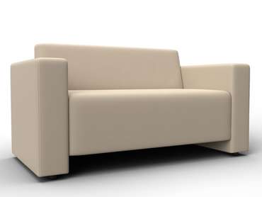 Диван Лига-093 бежевого цвета (экокожа)