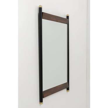 Настенное зеркало Ravello 55х80 в раме коричневого цвета