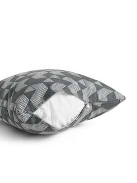 Декоративная подушка Mystery 45х45 серого цвета