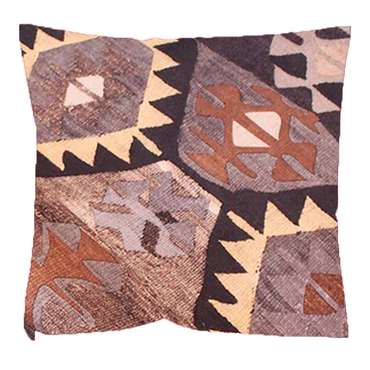 Декоративная подушка Мехико коричневого цвета