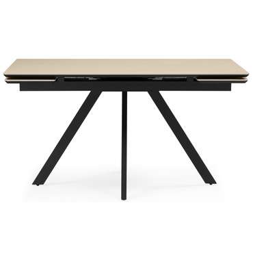 Обеденный стол Вилли 80х140 бежевого цвета