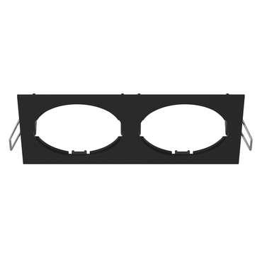 Рамка INTERO 16 Double QUADRO ЧЕРНЫЙ