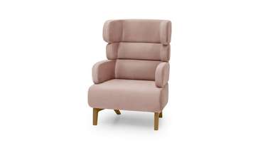 Кресло для отдыха Арто розового цвета