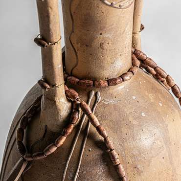 Ваза Adib 41 бежевого цвета