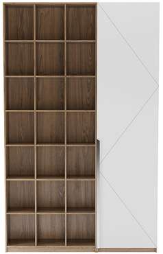 Шкаф Simple W5 серо-коричневого цвета