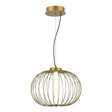 Светильник подвесной ST-Luce Золотистый/Золотистый LED 1*10W 3000K SLICE