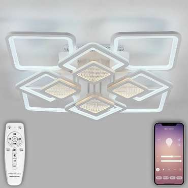Потолочная люстра Damask LED LAMPS 81170 (акрил, цвет белый)