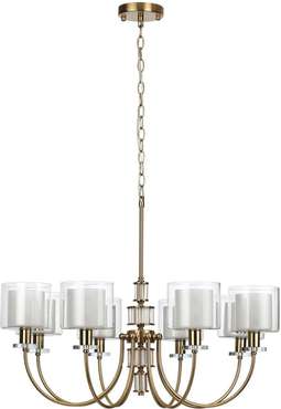 Подвесная люстра Odeon Light Saga 5088/8 античная бронза/стекло E14 8*40W