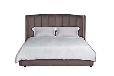 Кровать Odry лилово-серого цвета c подъемным механизмом 160х200