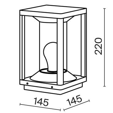 Ландшафтный светильник Outdoor O452FL-01GF Cell Outdoor