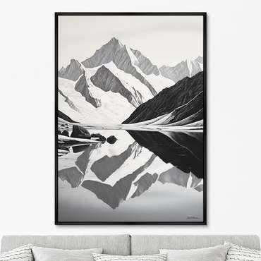 Репродукция картины Landscape Collection, Day and night, No 1, 2024г.