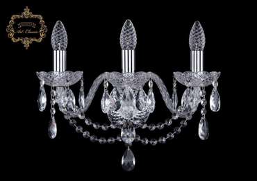 Хрустальное бра Art Classic 45271 10.12.3.165.Cr.Sp подсвечник с подвесками