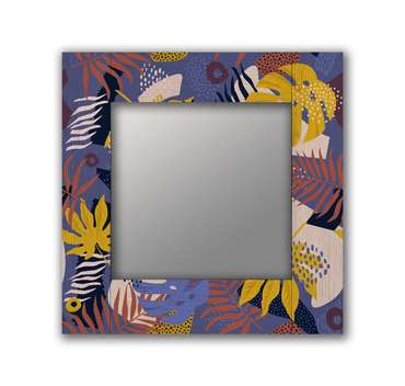 Настенное зеркало Тропический бум 50х65 синего цвета