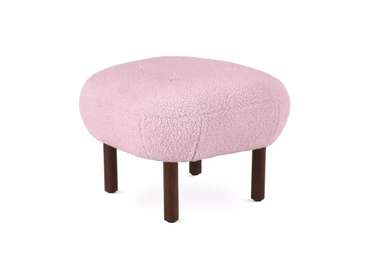 Пуф Lounge Wood розового цвета