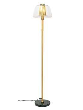 Светильник напольный Modern золотисто-бежевого цвета с прозрачным плафоном