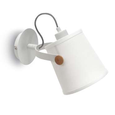 Спот Nordica White 4924 (ткань, цвет белый)