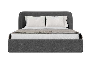 Кровать Classic 160х200 темно-серого цвета с подъемным механизмом