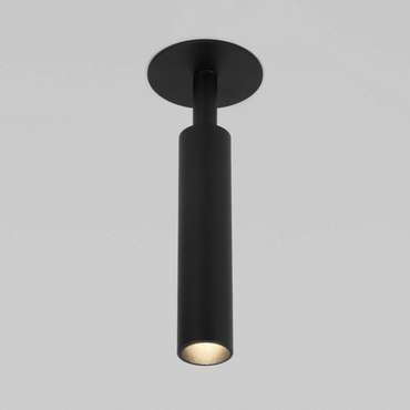Встраиваемый светодиодный светильник Diffe 5 черного цвета