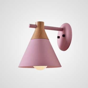 Настенный светильник Nod Wall розового цвета