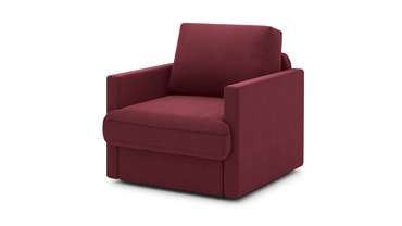 Кресло-кровать Стелф 2 бордового цвета