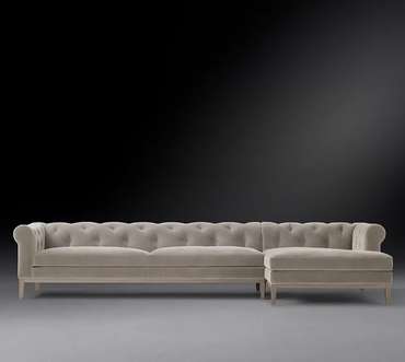 Диван угловой Modena Chesterfield Oak 311 см