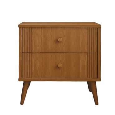 Тумба прикроватная Rain коричневого цвета